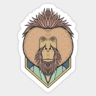 Bornean Orangutan Sticker